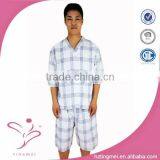 100% Cotton Mens Summer Shorty Pajamas thumbnail-1