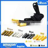 Metal Aglets Shoelace Tips - Set of 4 Tips - New Genuine Gold/Silver/Bronze/Black Bullet Lace Tips - 23mm - Accept Custom thumbnail-1