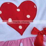 2016 Valentine's Day Design Girls Outfitskids Clothing Long Sleeves Pant Suit Heart Top Red Pant Girls With Accessories thumbnail-3