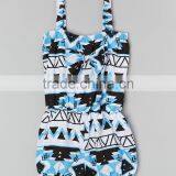 2016 Navy And Black Rompers Kids With Geometric Infant Jumpers Casual Newborn Baby Clothes For Girls RR90425-34 thumbnail-1