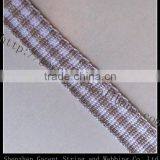 Checked Plaid Gingham Ribbon,plaid Ribbon Wired,weaving Ribbon thumbnail-1