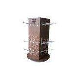 Brown Spinner Display Racks Rotating Turntable With Hooks ENSP016 for Hanging thumbnail-1