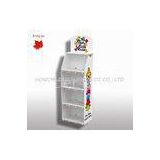 Portable Cardboard Display Stands For Books , Display Case Stands
