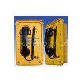 Yellow Wall Emergency Weatherproof Telephone With Steel Keypad