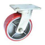 Large Industrial Caster, pu Castor,heavy Duty Caster Wheel, Wide Cast Iron Caster Wheel thumbnail-1