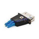 Hybrid LC - SC and LC to ST Fiber Optic Adapter For Telecom Networks , Male to Female adapter