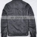 2015 Last Fashion Handsome Faux Fur Lining pu Leather Man Fur Coat thumbnail-2