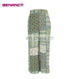 Fashion Women's Floral Long Jersey Pants Palazzo Ladies Pants