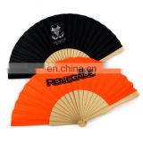Promotional custom printed wooden folding hand fans bulk
