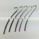 Made in China High Polished Silver Plating Blank Metal Book Mark for Diy