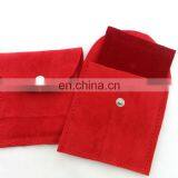 Simple but Luxury Feature and Accept Custom Order Jewelry Gift Pouch With Button Lock thumbnail-5