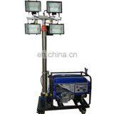 Trailer Mast Towable Tower CCTV Surveys Links Antenna , Stadium Lighting Tower
