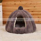 OEM Brand FBA Service Breathable Mongolian Yurt Shaped Pet Dog Cat House Bed With Removable Cushion Inside thumbnail-5