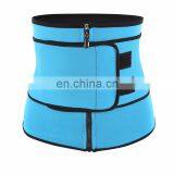 Women Hot Sweat Neoprene Workout Waist Trainer Corset Trimmer Belt Zipper Slimming Weight Loss Body Shaper thumbnail-2