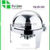 Stainless Steel Cookwares Catering Tray Round Buffet Servers Buffet Chafing Dish thumbnail-4