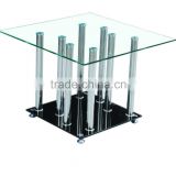 black oval glass coffee table PCT14156
