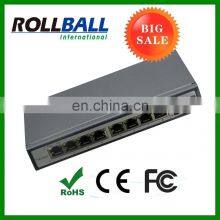 IEEE802.3AT AF 8 Port Gigabit Poe Switch 48vdc