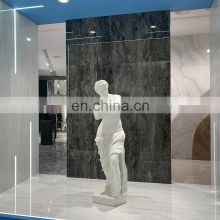 800x800mm dark grey color floor glazed marble ceramic porcelain tiles
