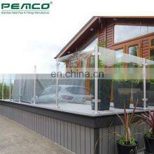 Morden Handrail Design Clear Glass Indoor ASTM Stair Stainless Steel Handrail thumbnail-1