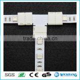 10 mm 2 Pin T Shape PCB FPC Board Splitter LED Strip Connector for SMD 5050 LED Strip Light Mono Color thumbnail-4