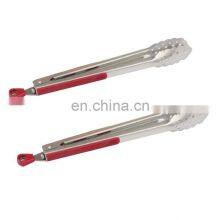 Best Selling Food Grill Tongs, Cooking Tongs for Salad, Grilling, Frying, Tongs With Silicone Tips thumbnail-2