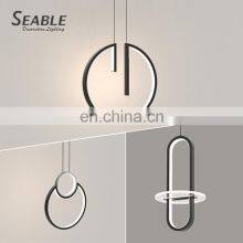 Unique Style Indoor Decoration Aluminum Acrylic 24W 48W Hotel Bedroom Modern LED Chandelier Light thumbnail-1