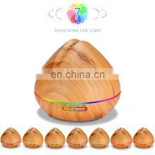 500ML Wholesales Light Wood Grain Commercial Ultrasonic Aroma Diffuser thumbnail-3