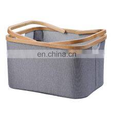 Toys Chest Foldable Storage Bins Box and Organizer Kids Dirty Clothes Bamboo Laundry Basket Home Storage & Organization thumbnail-2
