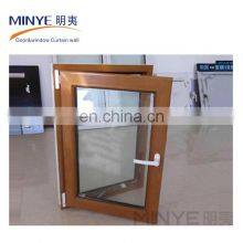 New Design Wood Color UPVC Casement Window thumbnail-2