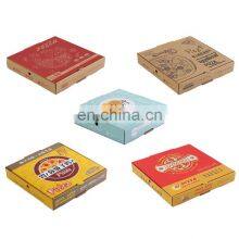 Wholesale Pizza Box Package Carton Supplier Custom Logo Design Printed Packing Bulk Cheap Rectangle Custom Cajas Para Pizza Box thumbnail-4