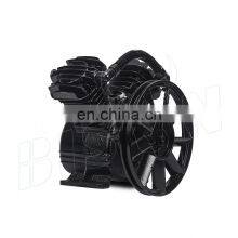 Bison China Wholesaler Bomba de cabeça de compressor de ar acionada por correia com dois cilindros e dois estágios de 3Hp thumbnail-3