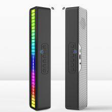 2022 New Creative Bluetooth Pickup Speaker House RGB LED Light Wireless Speaker Stereo Sound Audio Car Speakers Rhythm Lights thumbnail-6