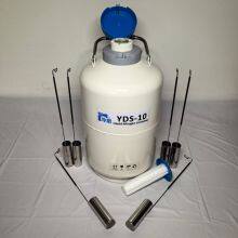 Portable With Handle Liquid Nitrogen Container of Embryo Partition Storage YDS-10-125 thumbnail-1