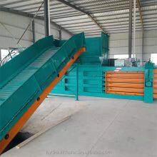 Machine de compactage automatique hydraulique horizontale pour papier usagé et cartons, adaptée au conditionnement de papiers/cartons avec bande et bouteilles thumbnail-3