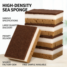 Heavy Duty Scrub Sponge Cleaning Pad Double Layer Dish Washing Foam Cleaner for Home Use thumbnail-3