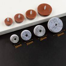 Chair Leg Floor Protectors Felt Chair Glides Tap-On Felt Furniture Pads Guaranteed to Stay On,Round Chair Sliders thumbnail-5
