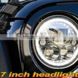 Led Headlight 7inch With Hole Rings 7inch Round Headlight