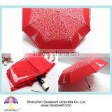 8 Ribs Lady Foldable Umbrella With Straight Handle for Made in China Umbrellas