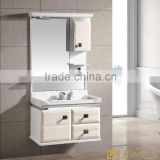 Small and Elegant PVC Bathroom Cabinet with Shelves and Mirror(EAST-25120)