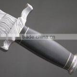 Custom Damascus Handmade Hunting Knife. With Leather Sheath. Top Quality thumbnail-4