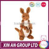Custom good quality lovely baby kangaroo plush toy