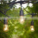 Outdoor Commercial String Globe Lights 48 Feet Long With 15 Hanging Dropped Sockets thumbnail-5