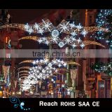christmas light decoration supplies LED Motif Light street decoration with lighting stars and balls hang
