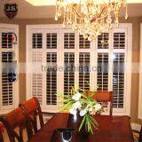 Economic White Color Simple New Design Wooden Flat Exterior Louvered Door on Sale thumbnail-5