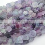 Rianbow Fluorite Nugget, Nature Gemstone, Rough Tumbled Rainbow Fluorite Nugget Loose Beads