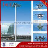 Hot Dip Galvanized High Mast Street Light Pole thumbnail-1