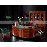 China Office Furniture Antique Wooden Boss Desk thumbnail-1