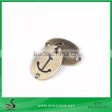 Sinicline OEM Oval Metal Label With Logo Debossed
