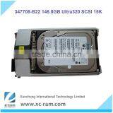 New Arrival! Server Hard Disk 347708-B22 for HP, 146.8GB Pluggable Ultra320 SCSI 15K Hard Drive