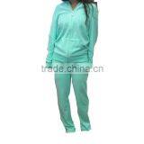 2016 China Sports Cheap Fashion Women Wholesale Velour Tracksuits With Hood for Lady thumbnail-4